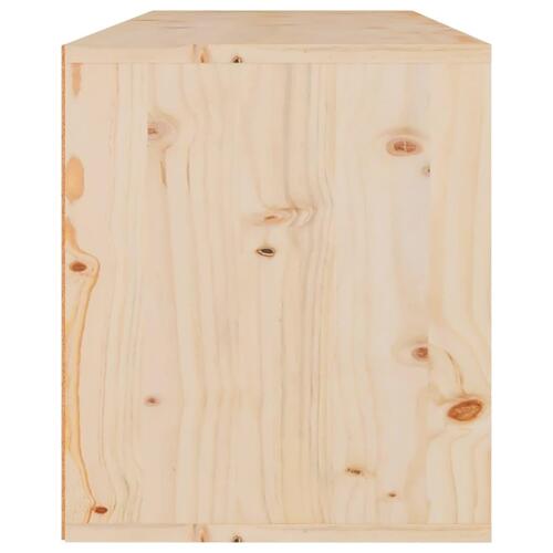 Vægskab 80x30x35 cm massivt fyrretræ