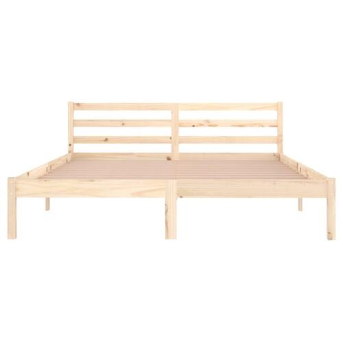 Sengeramme 160x200 cm massivt fyrretræ