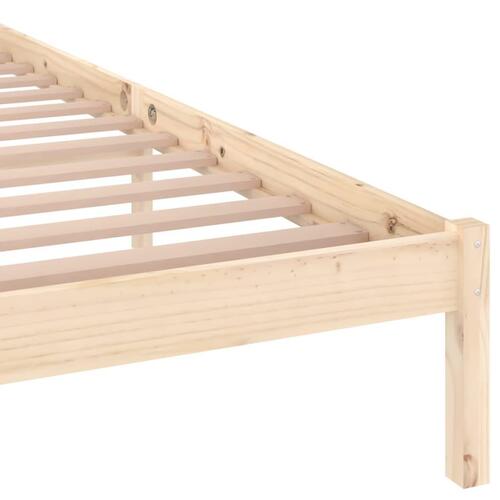 Sengeramme 160x200 cm massivt fyrretræ