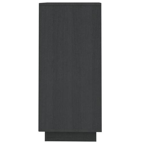 Skænk 60x34x75 cm massivt fyrretræ grå