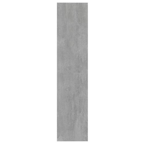 Bogreol/rumdeler 60x30x135 cm konstrueret træ grå sonoma-eg