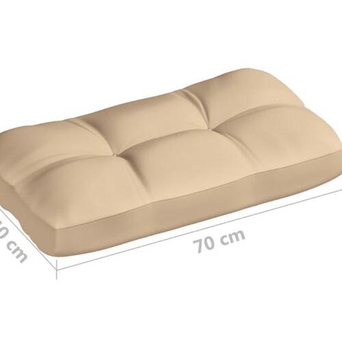Hynder til pallesofa 7 stk. beige
