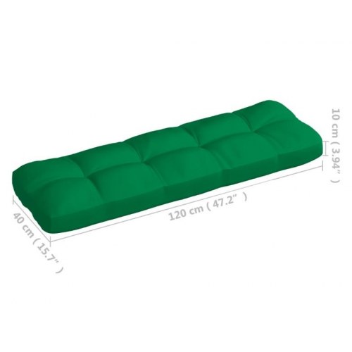 Hynder til pallesofa 7 stk. grøn