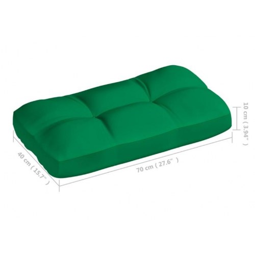 Hynder til pallesofa 7 stk. grøn