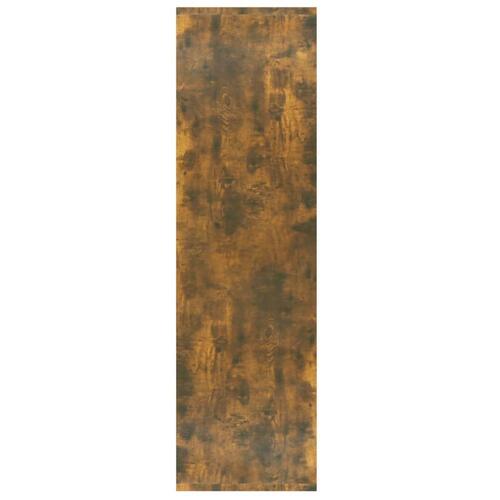 Bogreol/rumdeler 80x30x103 cm konstrueret træ røget egetræ