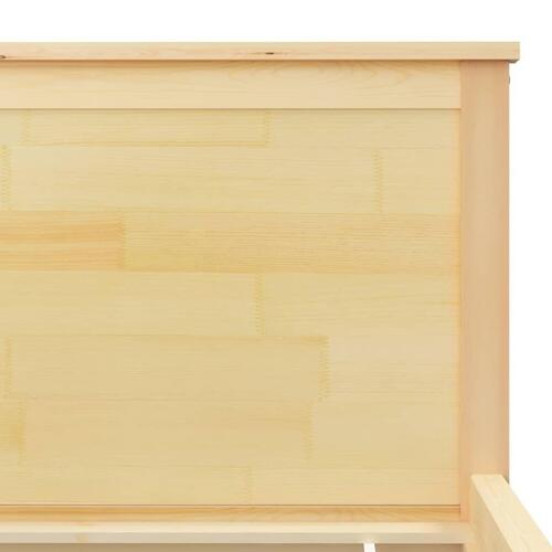 Sengestel 90x200 cm massivt fyrretræ