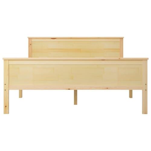 Sengestel 120x200 cm massivt fyrretræ
