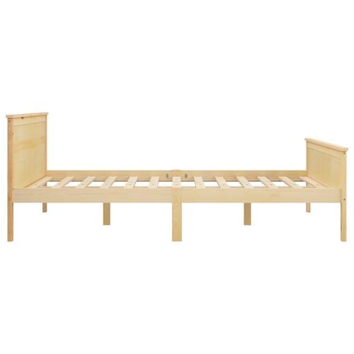 Sengestel 120x200 cm massivt fyrretræ