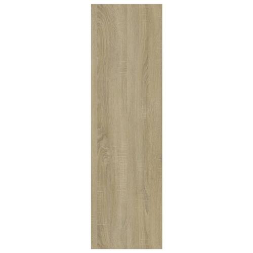 Bogreol/rumdeler 60x30x103 cm konstrueret træ sonoma-eg