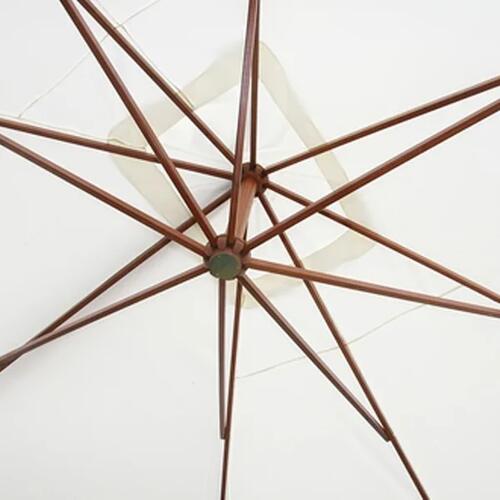 Parasol 300 x 400 cm hvid