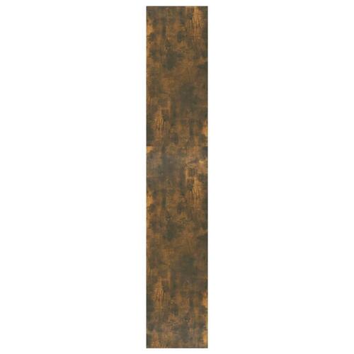 Bogreol/rumdeler 60x30x166 cm konstrueret træ røget egetræ