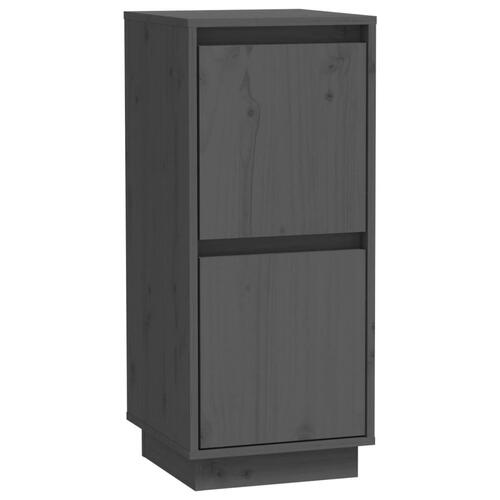Skænke 2 stk. 31,5x34x75 cm massivt fyrretræ grå