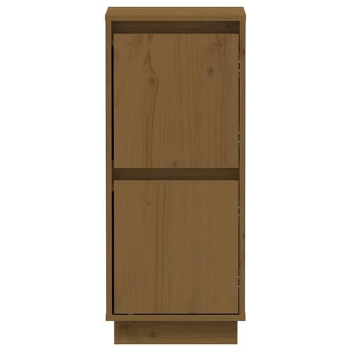 Skænke 2 stk. 31,5x34x75 cm massivt fyrretræ gyldenbrun