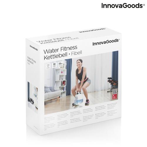Vandfyldt Kettle Bell til Fitness Træning med Motion Guide Fibell InnovaGoods