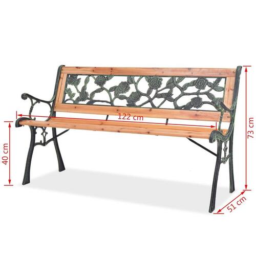 Havebænk 122 cm træ