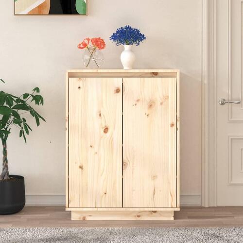 Skoreol 60x35x80 cm massivt fyrretræ