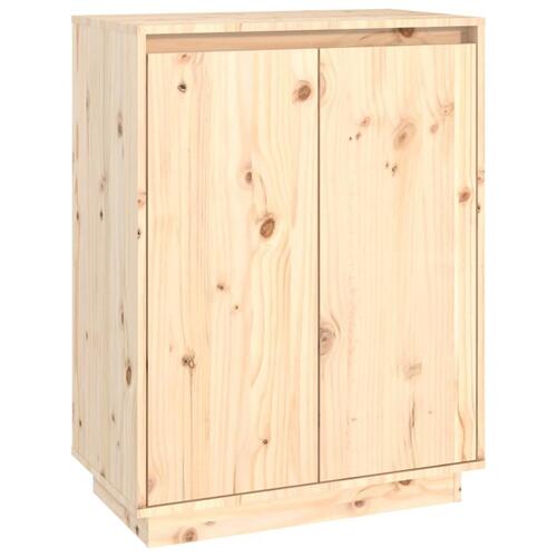 Skoreol 60x35x80 cm massivt fyrretræ