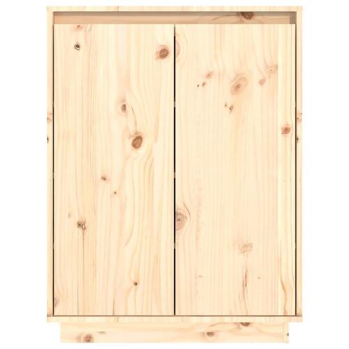 Skoreol 60x35x80 cm massivt fyrretræ