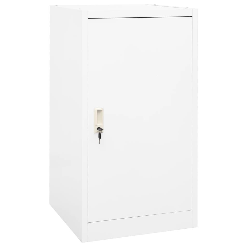 Sadelskab 53x53x105 cm stål hvid
