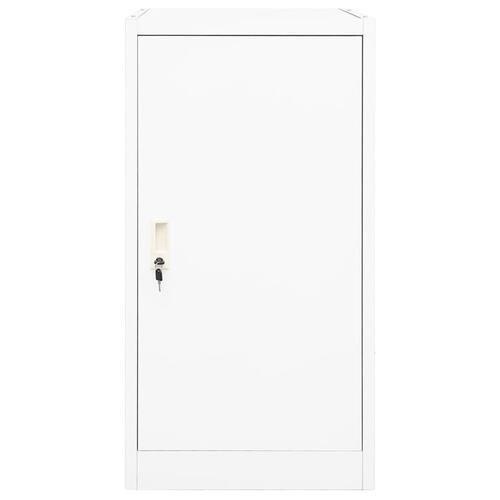 Sadelskab 53x53x105 cm stål hvid