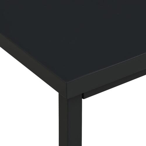 Industrielt skrivebord med skuffer 105x52x75 cm stål sort