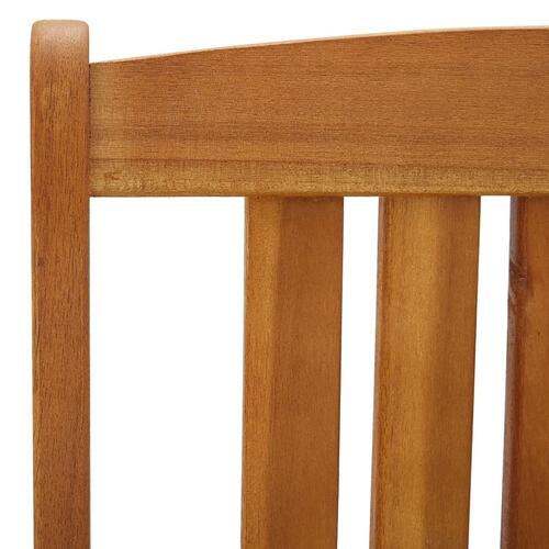 Havestole 6 stk. massivt akacietræ