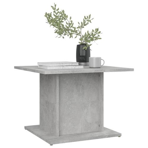 Sofabord 55,5x55,5x40 cm konstrueret træ betongrå