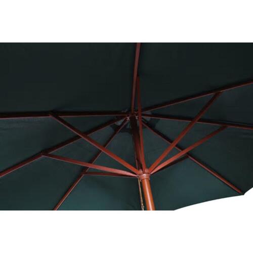 Parasol 258 cm grøn