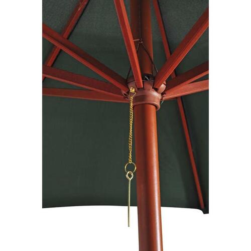 Parasol 258 cm grøn