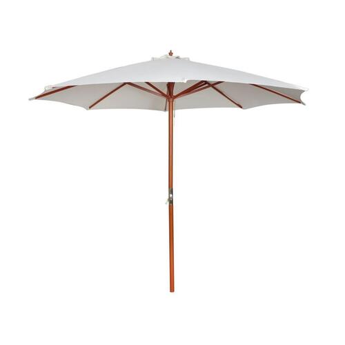 Parasol 300x258 cm sandfarvet