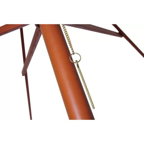 Parasol 300x258 cm sandfarvet