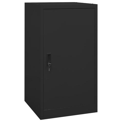 Sadelskab 53x53x105 cm stål sort