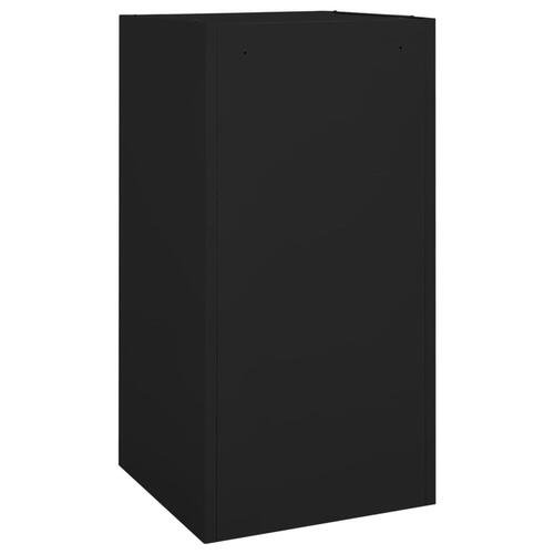 Sadelskab 53x53x105 cm stål sort
