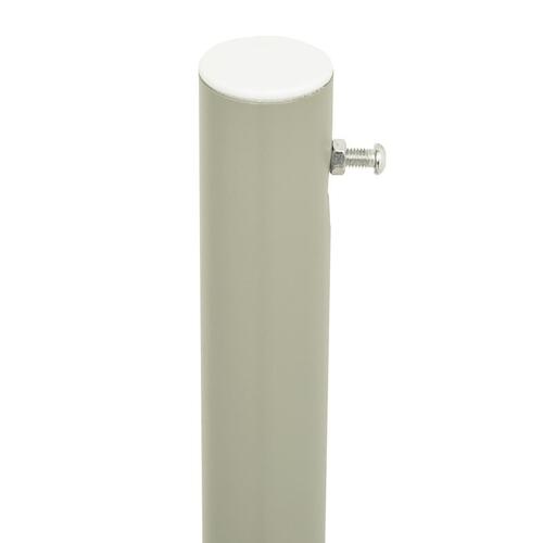 Sammenrullelig sidemarkise til terrassen 160 x 600 cm blå
