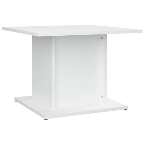 Sofabord 55,5x55,5x40 cm konstrueret træ hvid