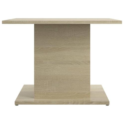 Sofabord 55,5x55,5x40 cm konstrueret træ sonoma-eg
