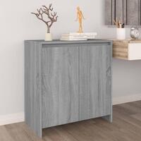 Skænk 70x41x75 cm konstrueret træ grå sonoma-eg