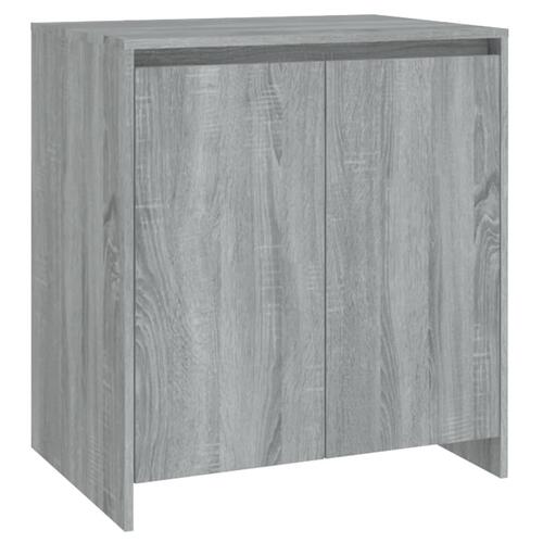 Skænk 70x41x75 cm konstrueret træ grå sonoma-eg