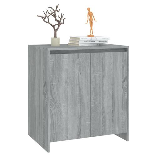 Skænk 70x41x75 cm konstrueret træ grå sonoma-eg