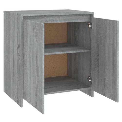 Skænk 70x41x75 cm konstrueret træ grå sonoma-eg