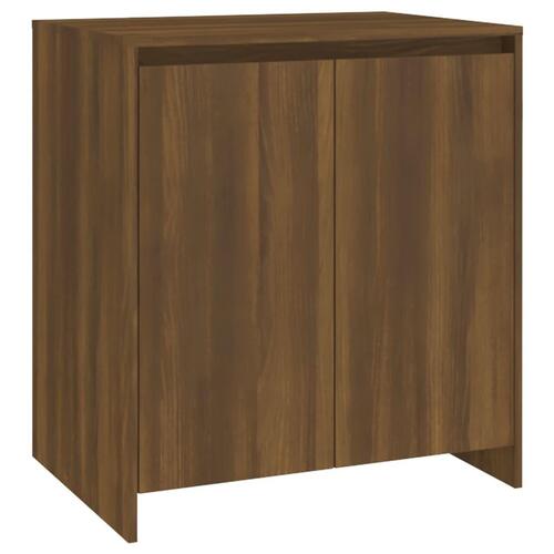 Skænk 70x41x75 cm konstrueret træ brun egetræsfarve