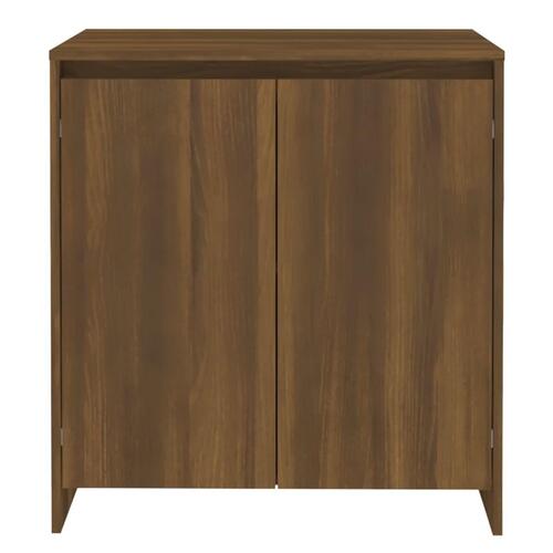 Skænk 70x41x75 cm konstrueret træ brun egetræsfarve