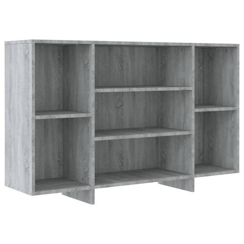 Skænk 120x30x75 cm konstrueret træ grå sonoma-eg