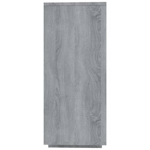 Skænk 120x30x75 cm konstrueret træ grå sonoma-eg