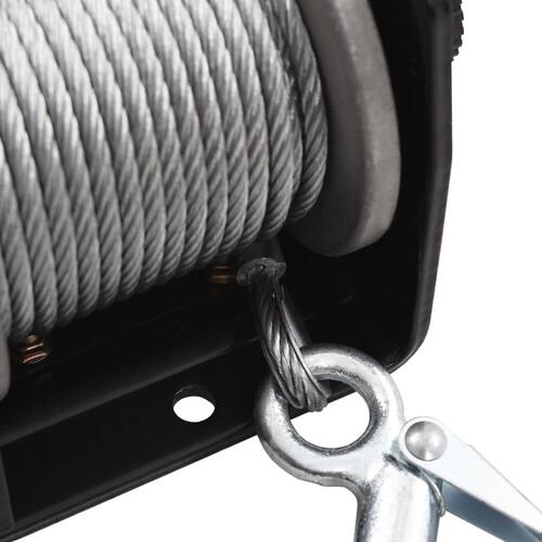 210229 12V Electric Winch 907 KG Tråd fjernbetjening