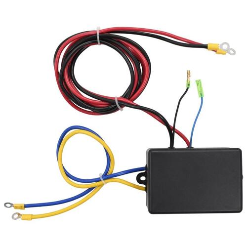 12 V elektrisk kranspil 1360 kg med monteringsplade og lederulle