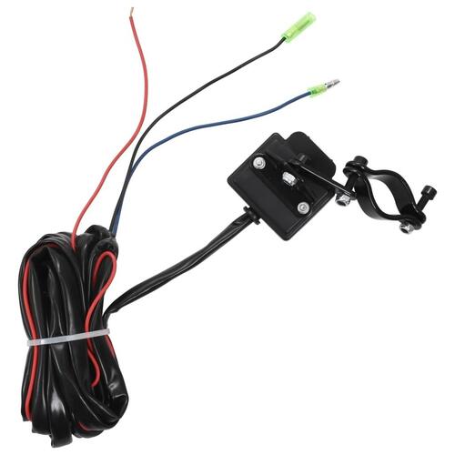 12 V elektrisk kranspil 1360 kg med monteringsplade og lederulle