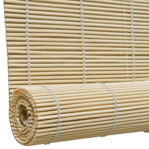 Rullegardin 120x160 cm naturlig bambus