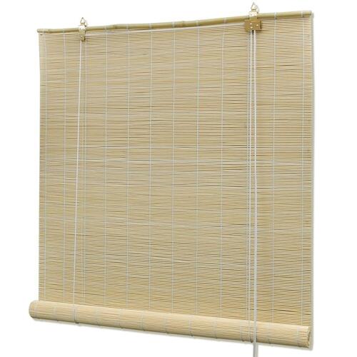 Rullegardin 140x160 cm naturlig bambus