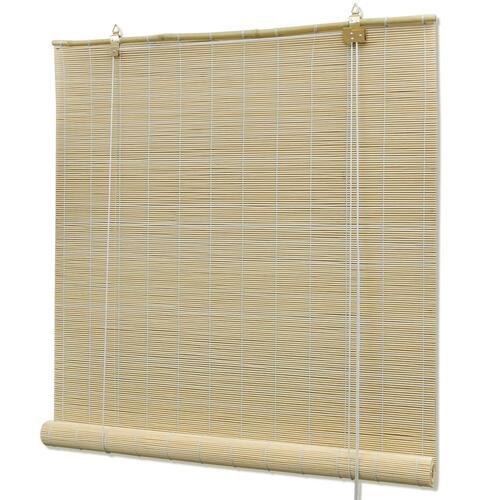 Rullegardin 150x220 cm naturlig bambus